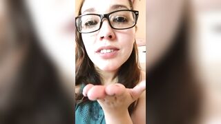 Covered in Cum: Tutorial: How to not get cum all over your glasses, you're welcome???? #3