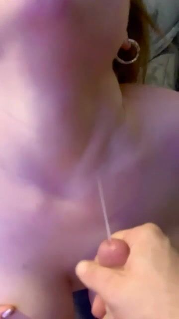 I’m always so happy to be covered in cum