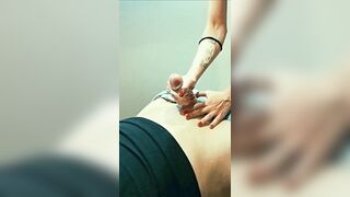 Cum Again: Making her man cum five times in the last ten minutes of a half-hour handjob session #3