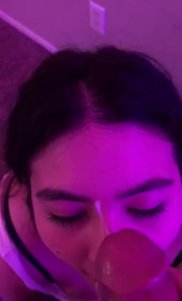 Her second facial of the day