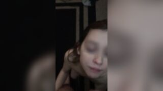 Cumshots: Amateur babe begs for his cumshot #2