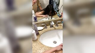pied at a new years party