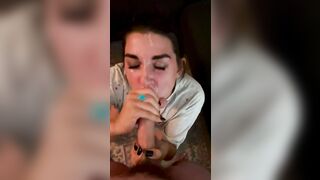 Cumsluts: She makes a mess on herself #4