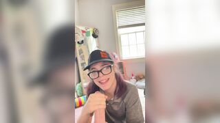 Cumsluts: Glazed after a long day of work ????☕️ #3