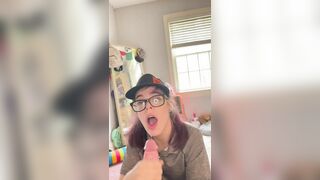 Cumsluts: Glazed after a long day of work ????☕️ #4