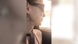 Cumsluts: Went to the drive thru with a facial #3