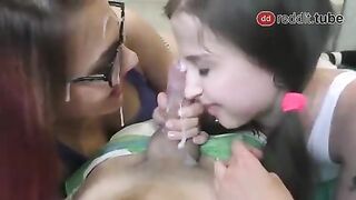 Cumsluts: 2 teens, 1 Penis #3