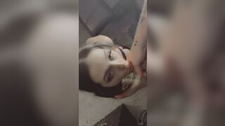 Cumsluts: Sucked it so good he soaked my face, filled my mouth, AND covered my titties! #2