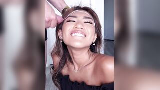 Clara Trinity enjoying a hot facial