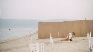Cumsluts: Cum in mouth while buried on the beach ( 1981 ) #3