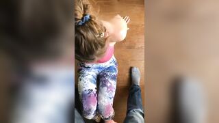 Cumsluts: Sexy workout babe gets covered in cum #3