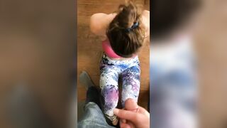 Cumsluts: Sexy workout babe gets covered in cum #4