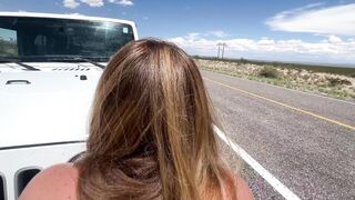 Cumsluts: He came on my ass in the middle of the road! #3