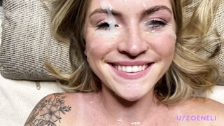 Cumsluts: got a lot in my eyes #2