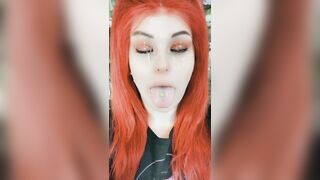 Cumsluts: Felt cute, might just leave it drying on my face till later ???? #3