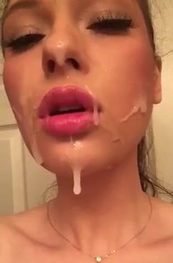 Covered and dripping cum... Messy night ;)
