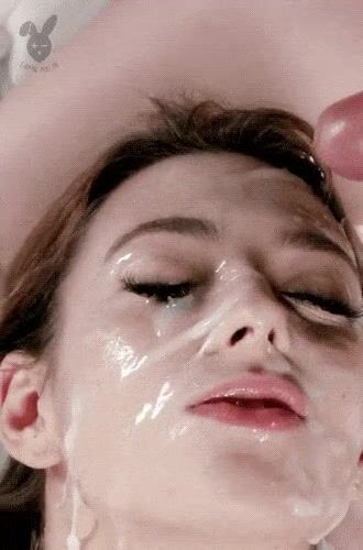 Covering her whole face