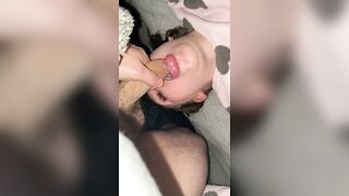 Cumsluts: I let my room mate cum all over my face! I hope you enjoy ! #3