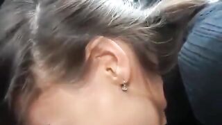 Cumsluts: Cum Eruption In The Car #3