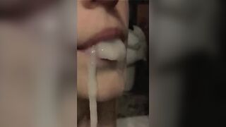 Cumsluts: Drooling cum #2