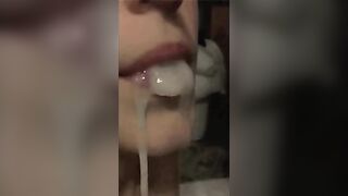 Cumsluts: Drooling cum #3