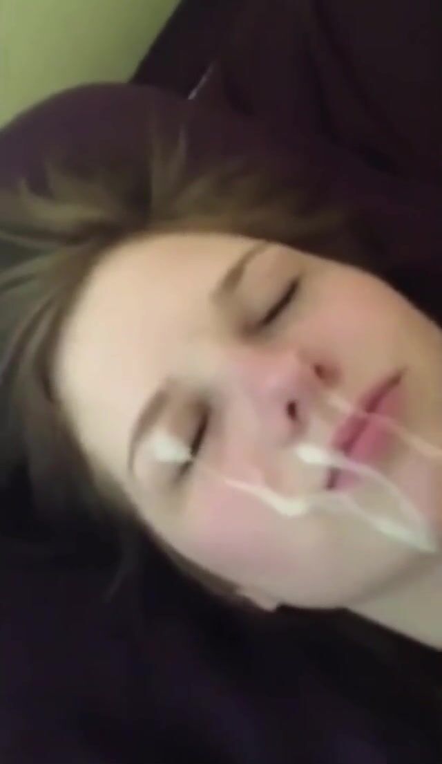 Release all over her face