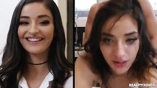 Cumsluts: Emily Willis sucks it out of her hair #4