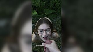 I’m the happiest girl in the world when I get my face covered in cum.. ????