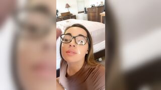Cumsluts: My first facial as a married girl :) #2