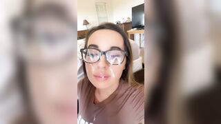 Cumsluts: My first facial as a married girl :) #3