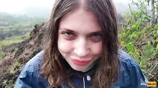 Girls Swallowing Cum: MihaNika69 - I Jerking Off My Guide In The Mountains #4