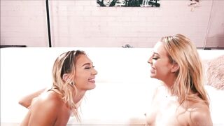 Cum Swap: Chloe Temple and Lily Larimar swap cum #4