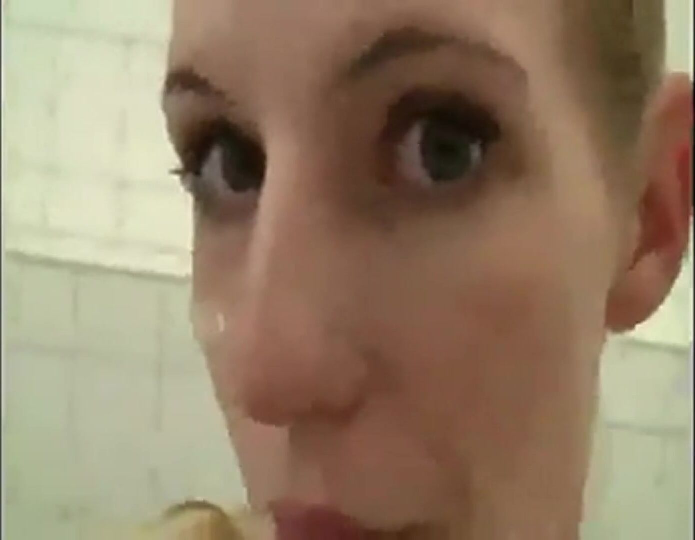 Naked cumwalk through the department store