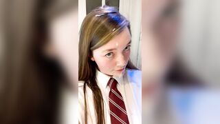 Feeding On Cum: The Test Was Super Easy for 18 Yo girl #4