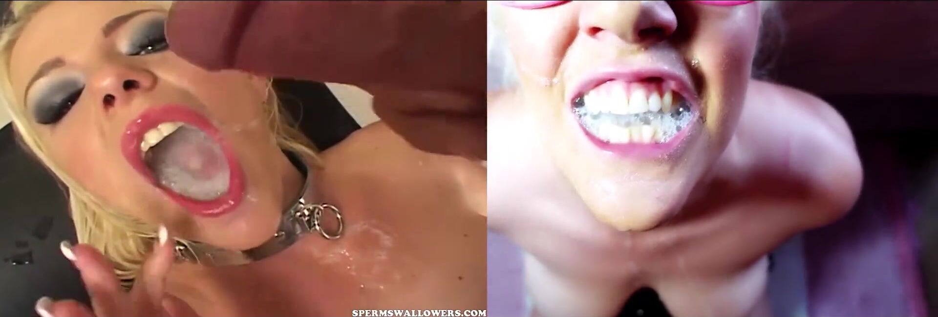 Me vs my cum swallowing idol ❤