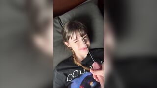 Cumshots: couldn't open my eyes after this one! #2