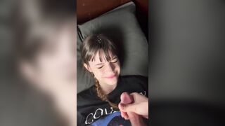 Cumshots: couldn't open my eyes after this one! #4