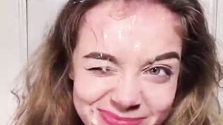 Cumshots: Facial Babe #3
