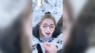 Cumshots: I got my face decorated with cum for Christmas ???? #3