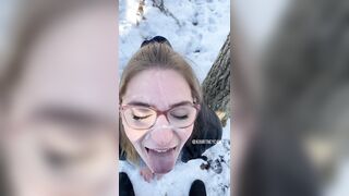 Cumshots: I got my face decorated with cum for Christmas ???? #4
