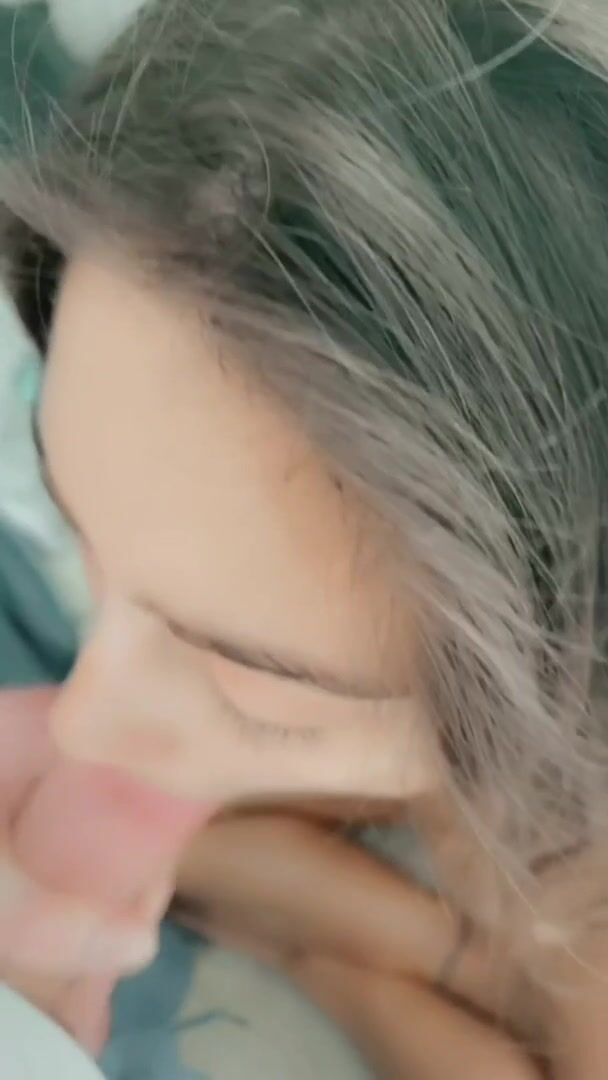 Blew a bubble with his cum ????