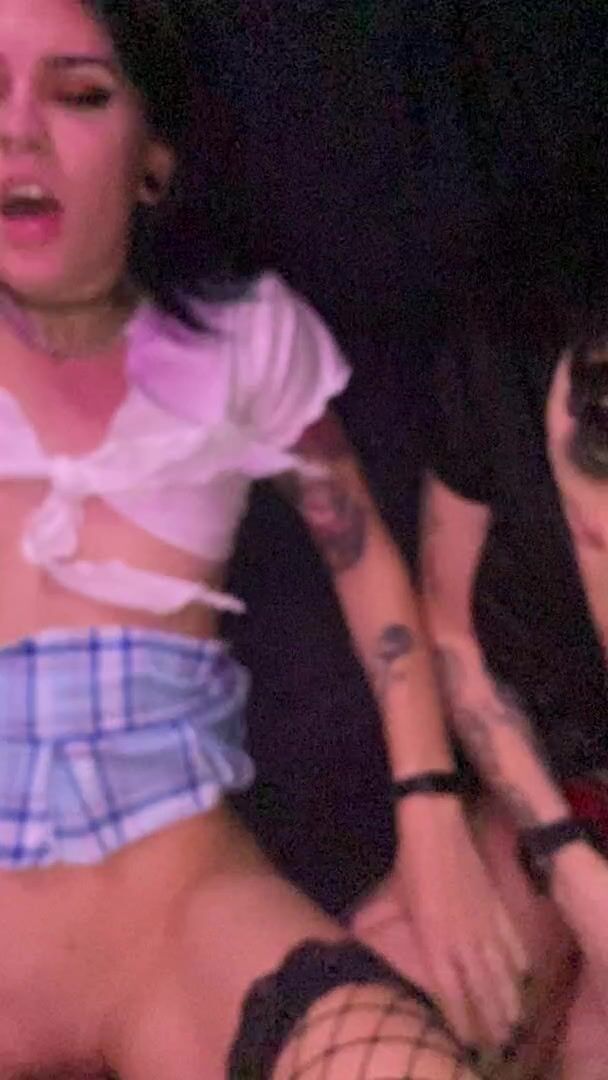 Got home from school and tasted cum together