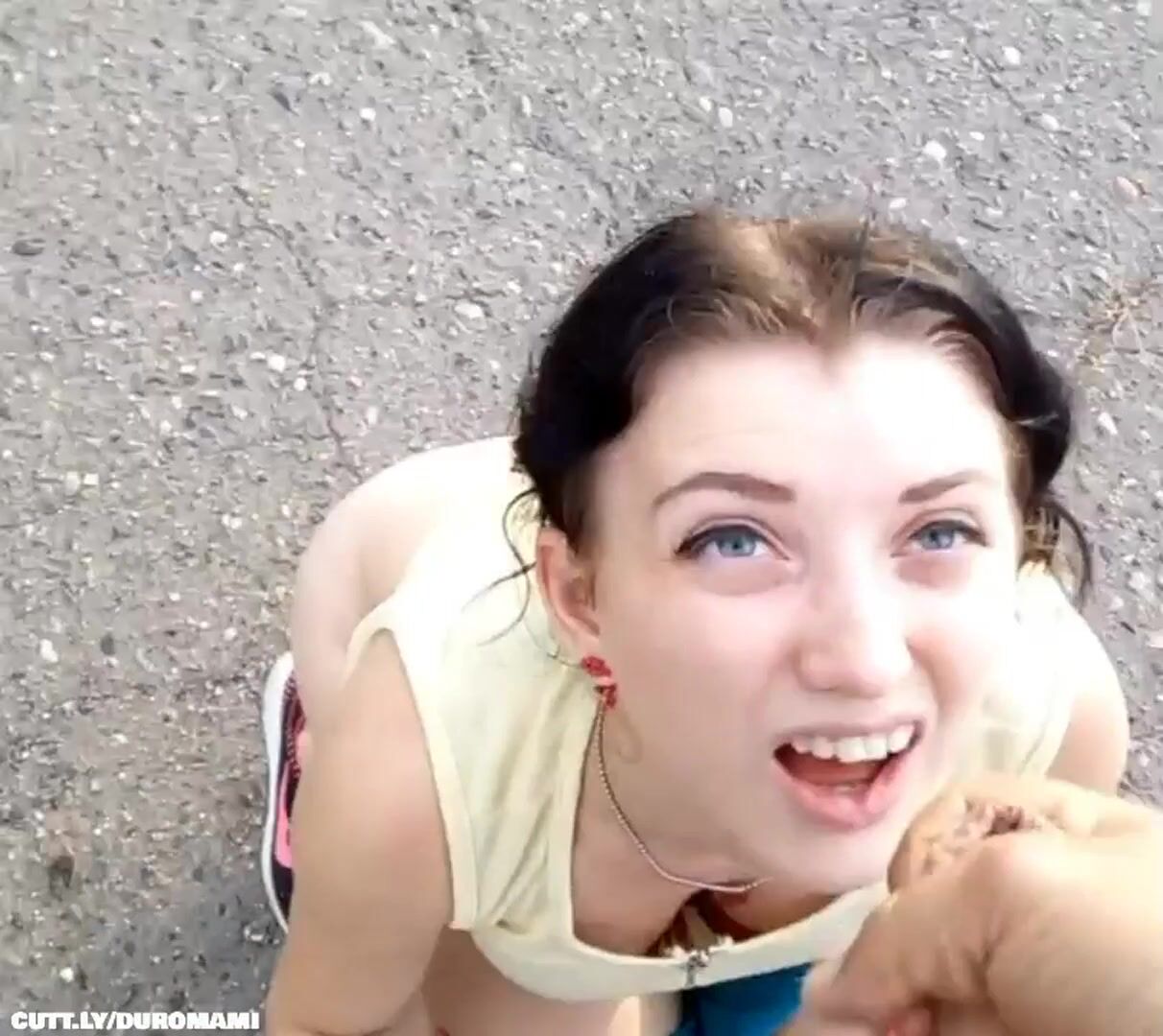 She took that facial like a champ