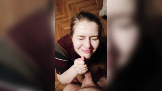 Cum Haters: I love how she pretends to like it #3