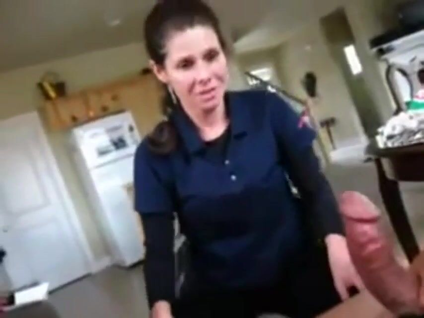 Mom Wouldn't Let A Single Drop Of Her Sons Cum Go To Waste