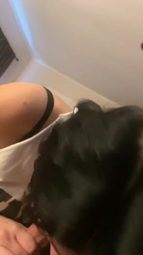 When your boyfriend knows you don't like cum in your mouth,but he does it anyway...