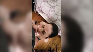 Cum in Mouth: I love to keep sucking his cock even after her cums to get every last drop #2