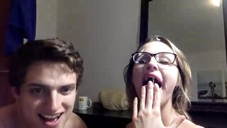 Cum Kissing: Playing with cum #2