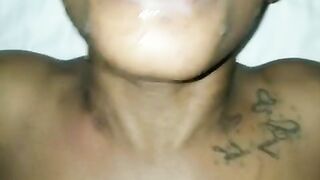 Cum On Black Girls: Cumslut gets 2nd facial #2