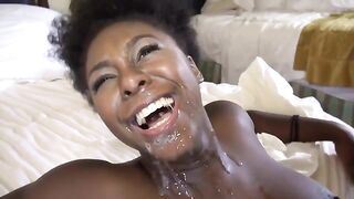 Cum On Black Girls: A fountain of cum #4